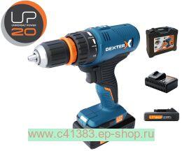 Дрель шуруповерт аккумуляторная 20v